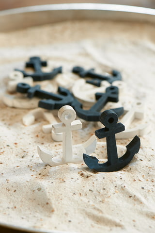 Rivièra Maison Happy Anchor Decoration 10 kpl