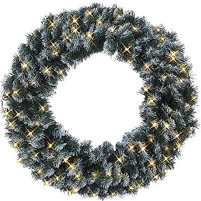 Lumihuurre Led- Kranssi 90cm