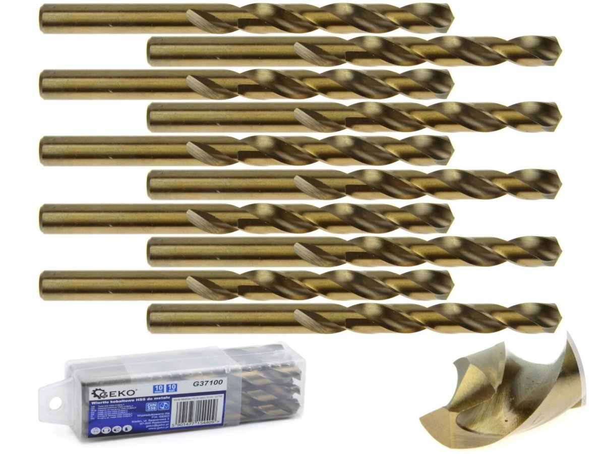 HSS-kierrepora metallille, koboltti 10 mm