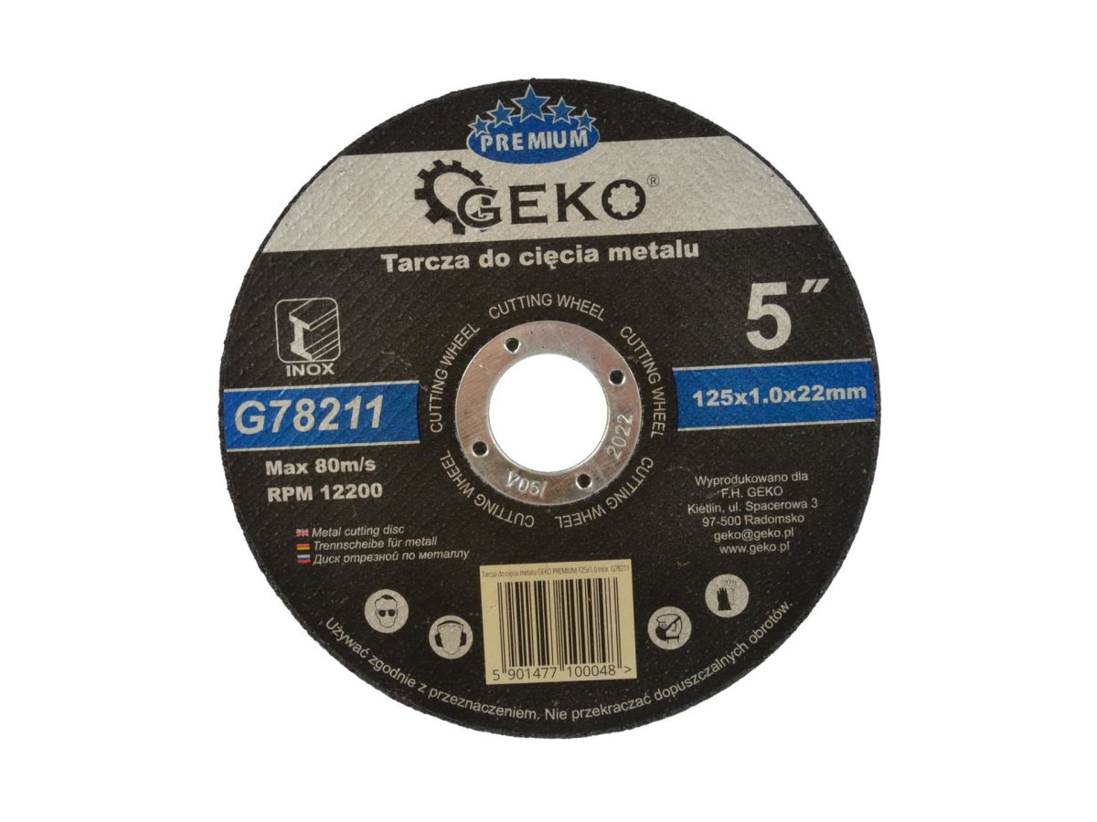 Katkaisulaikka INOX 125x1x22,2mm