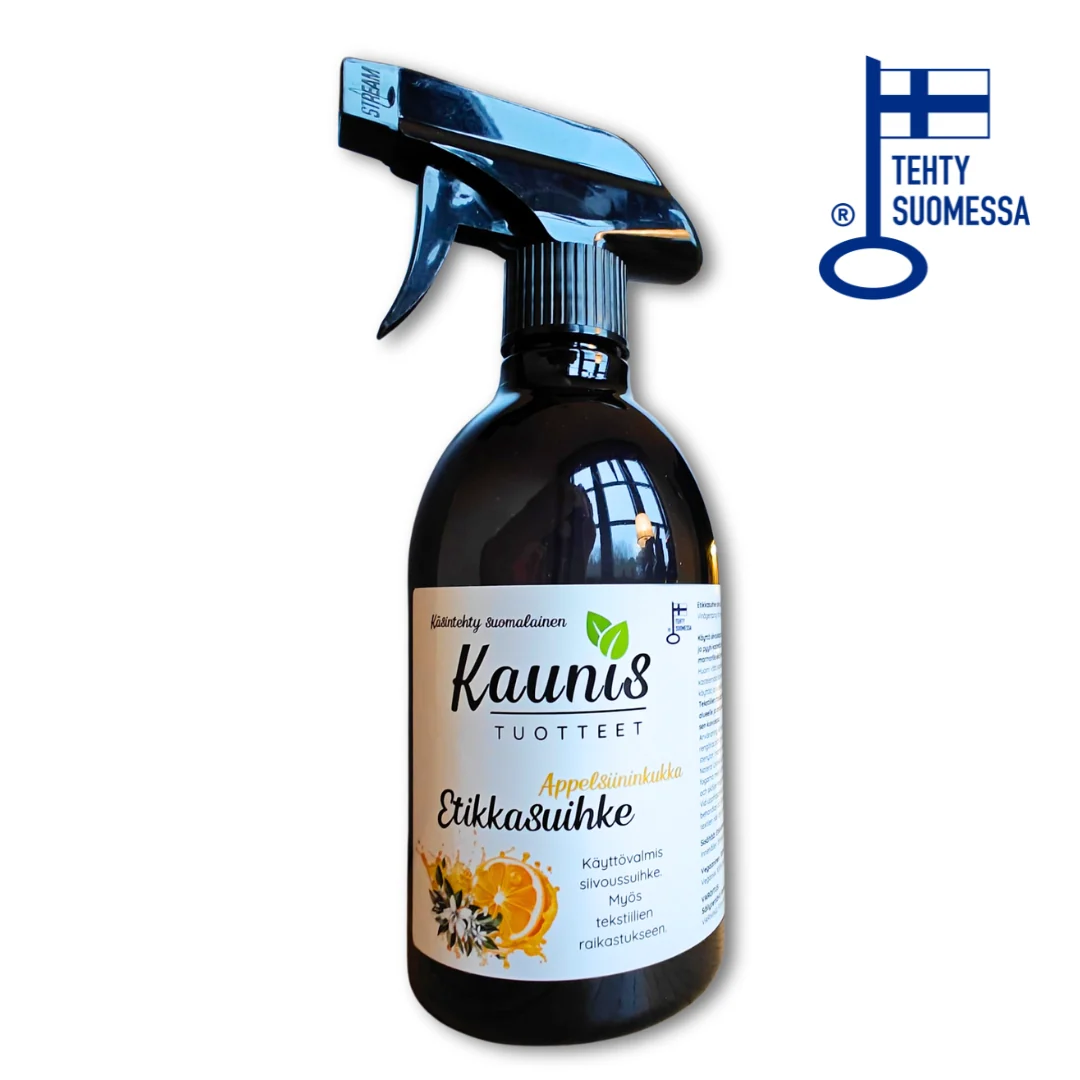 Kaunis Etikkasuihke Appelsiininkukka 500ml KÄYTTÖVALMIS