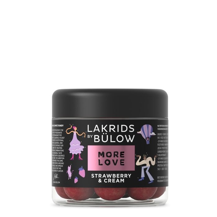 More Love – Strawberry & Cream 125g, Lakrids By Bülow