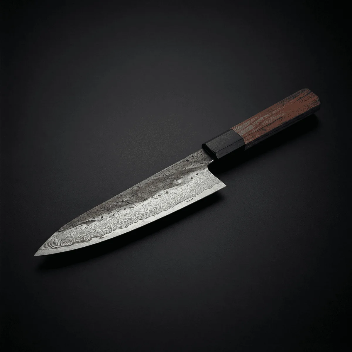 Kiritsuke-veitsi – Ruostumaton teräs, rautapuu-kahva, 21,5 cm - Image 2