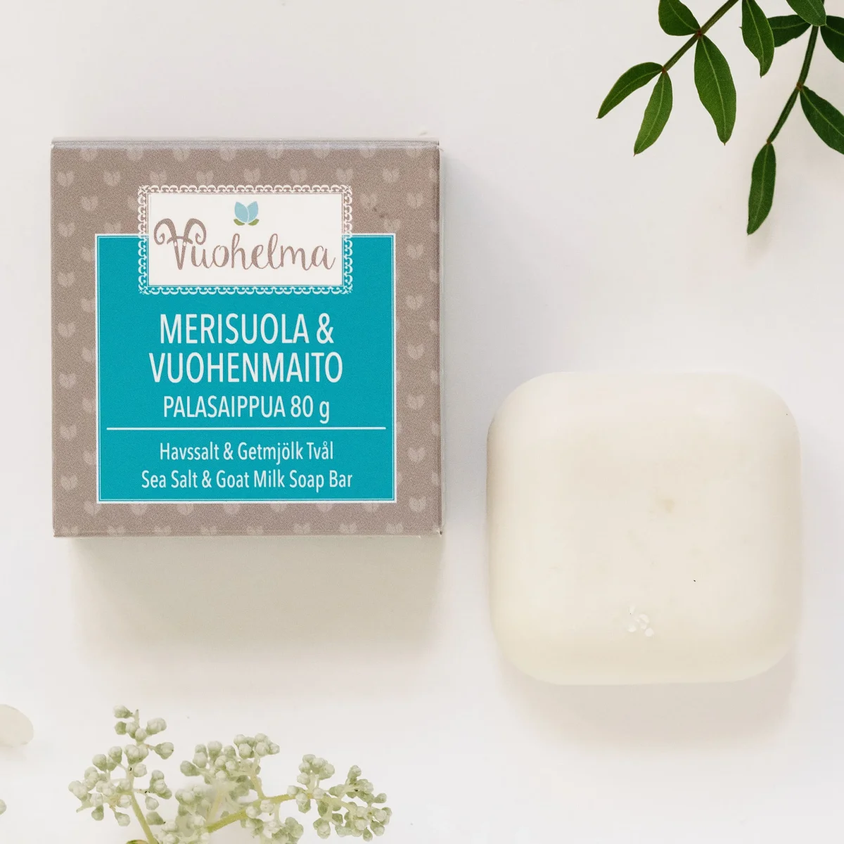 Palasaippua Merisuola & Vuohenmaito 80 g