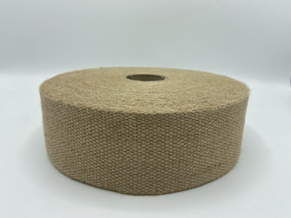 Juuttinauha 60mm ruskea, luonnollinen väri, Eurooppalainen
