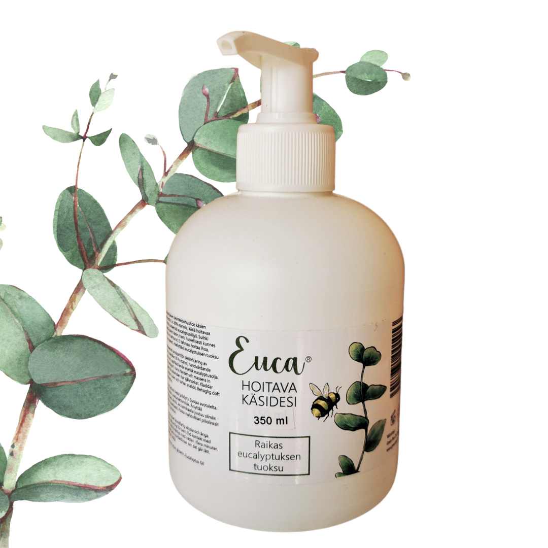 Euca® hoitava käsidesi 350 ml pumppupullo